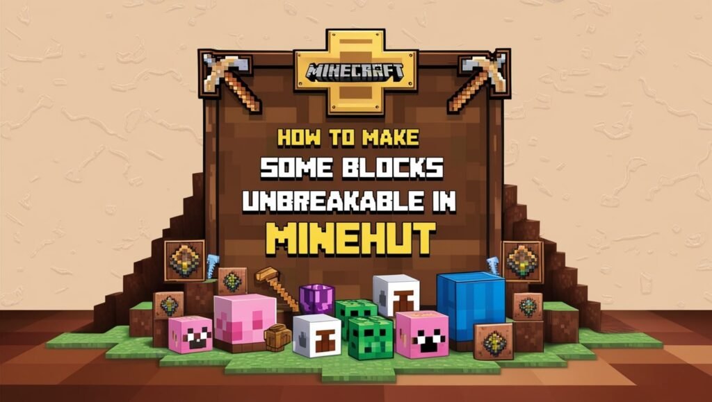How to Make Some Blocks Unbreakable in Minehut